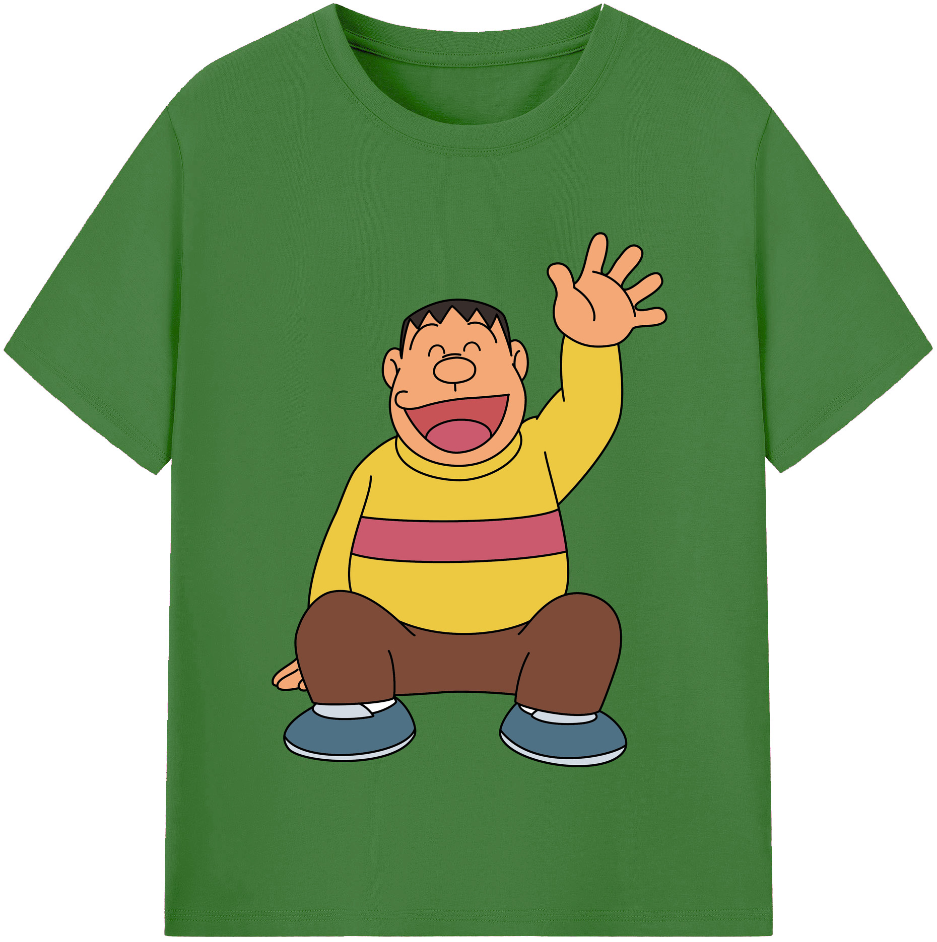 （画像用） ドラえもん 剛田武 Doraemon Gouta Takeshi レディースカジュアルプリントTシャツ（綿100％）